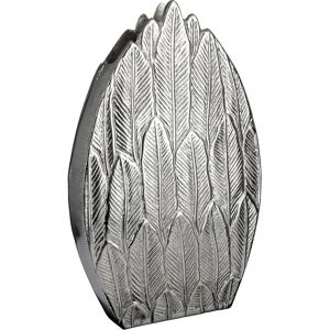 GILDE Feather Silver Vase - Decor for Home & Flowers GILDE Feather Silver Vase - Decor for Home & Flowers