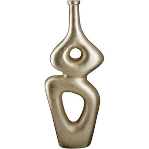 GILDE Casablanca Aluminium Vase - Champagne - 38.5cm - Decorative Item GILDE Casablanca Aluminium Vase - Champagne - 38.5cm - Decorative Item