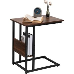 WOLTU Table d'Appoint - Surface MDF moderne, Cadre métallique, 15kg max - Salon/Chambre - Publicité WOLTU Table d'Appoint - Surface MDF moderne, Cadre métallique, 15kg max - Salon/Chambre - Publicité