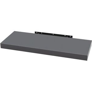 WOLTU Wandregal 110cm - Moderner MDF Stauraum - Grau WOLTU Wandregal 110cm - Moderner MDF Stauraum - Grau