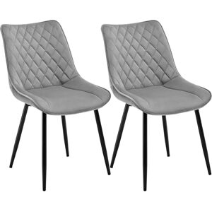 WOLTU Dark Gray Velvet Dining Chair - Nordic Style WOLTU Dark Gray Velvet Dining Chair - Nordic Style