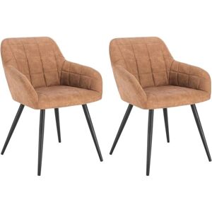 Woltu - Nordic Vintage Sillas Tapizadas - Sillas de Comedor Woltu - Nordic Vintage Sillas Tapizadas - Sillas de Comedor