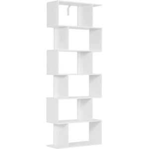 Étagère murale blanche WOLTU avec 6 compartiments - Rangement livre - Publicité Étagère murale blanche WOLTU avec 6 compartiments - Rangement livre - Publicité
