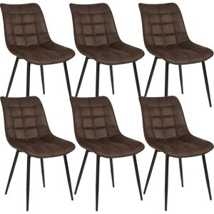 WOLTU 6x Sillas de comedor tapizadas - Estables y elegantes WOLTU 6x Sillas de comedor tapizadas - Estables y elegantes