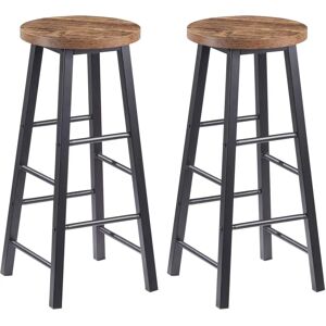 Woltu - Tabourets de Bar Vintage Moderne en Métal et MDF - Lot de 2 - Publicité Woltu - Tabourets de Bar Vintage Moderne en Métal et MDF - Lot de 2 - Publicité