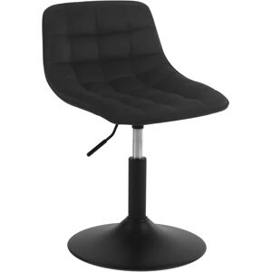 Tabouret de Bar en Velours Réglable WOLTU - Rotatif 360°, Noir - Publicité Tabouret de Bar en Velours Réglable WOLTU - Rotatif 360°, Noir - Publicité