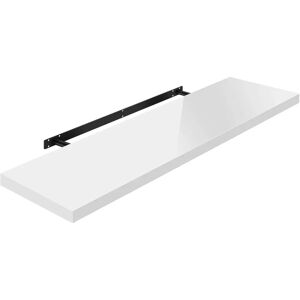 WOLTU - Wall Shelf 100x22.9x3.8 cm - Wood Metal - Shelf WOLTU - Wall Shelf 100x22.9x3.8 cm - Wood Metal - Shelf