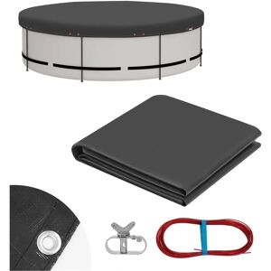 Couverture pour Piscine Ronde WOLTU 560cm - Imperméable, Durable, Facile à installer - Publicité Couverture pour Piscine Ronde WOLTU 560cm - Imperméable, Durable, Facile à installer - Publicité