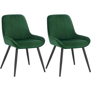 WOLTU - Ensemble de 2 Chaises de Salle à Manger en Velours Ergonomiques - Publicité WOLTU - Ensemble de 2 Chaises de Salle à Manger en Velours Ergonomiques - Publicité