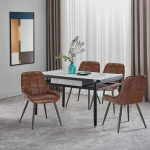 WOLTU Set di 2 Sedie da Pranzo con Schienale Curvo Poltroncina imbottita Ufficio - Restaurant/Dining Chair WOLTU Set di 2 Sedie da Pranzo con Schienale Curvo Poltroncina imbottita Ufficio - Restaurant/Dining Chair