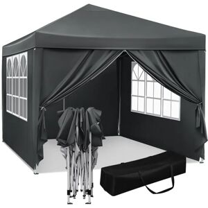 WOLTU Pavillon de Jardin Pliable Carré 3x3m avec Tissu - Gazebo de Jardin - Publicité WOLTU Pavillon de Jardin Pliable Carré 3x3m avec Tissu - Gazebo de Jardin - Publicité