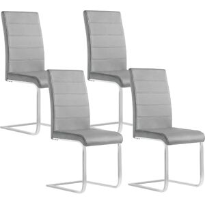 Silla de comedor ergonómica gris WOLTU - Restaurante y Oficina Silla de comedor ergonómica gris WOLTU - Restaurante y Oficina