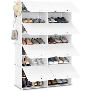 WOLTU Organizador modular de zapatos - 8 compartimentos, para 32 pares WOLTU Organizador modular de zapatos - 8 compartimentos, para 32 pares