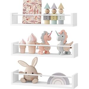 Estantería de Pared WOLTU - 3 Niveles Ajustables para Salón y Dormitorio Estantería de Pared WOLTU - 3 Niveles Ajustables para Salón y Dormitorio