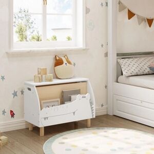 WOLTU Caja de Juguetes de Madera con Diseño de Cocodrilo - Cofre de Juguetes para Niños - 60x30x44 cm WOLTU Caja de Juguetes de Madera con Diseño de Cocodrilo - Cofre de Juguetes para Niños - 60x30x44 cm