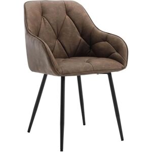 Woltu Suite 1 Modern Dining Chair Dark Brown Leather Woltu Suite 1 Modern Dining Chair Dark Brown Leather