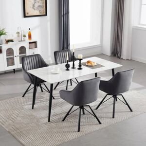 Silla giratoria moderna Woltu W0ATT0183-1 - Gris oscuro Silla giratoria moderna Woltu W0ATT0183-1 - Gris oscuro