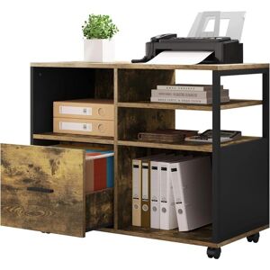 Woltu - Armario archivador de oficina 80x40cm, 4 compartimentos - Muebles de oficina Woltu - Armario archivador de oficina 80x40cm, 4 compartimentos - Muebles de oficina