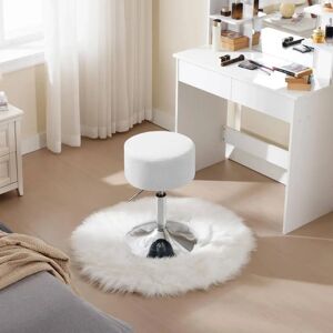 WOLTU 2x Taburete de Bar Ajustable - Blanco - Taburete de Bar WOLTU 2x Taburete de Bar Ajustable - Blanco - Taburete de Bar