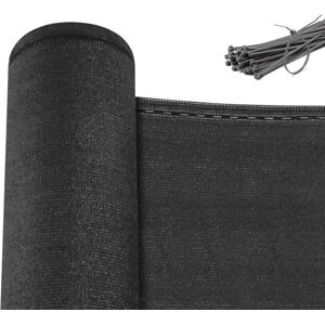 Malla de Privacidad Woltu - Antracita 280g/m² - Cercado de Jardín Malla de Privacidad Woltu - Antracita 280g/m² - Cercado de Jardín
