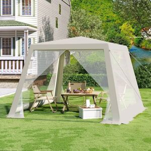 Woltu W0UETT0227 Cenador Beige - Exterior 3x3m Woltu W0UETT0227 Cenador Beige - Exterior 3x3m