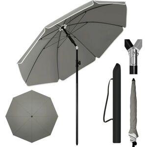 WOLTU Garden Umbrella 1.75m Round Gray Adjustable Tilt & Height WOLTU Garden Umbrella 1.75m Round Gray Adjustable Tilt & Height