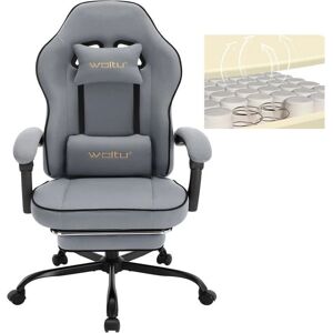 Woltu Gaming Chair with Massage - Mesh, Gray - Supports up to 150kg Woltu Gaming Chair with Massage - Mesh, Gray - Supports up to 150kg