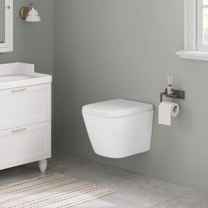 Woltu - Square Duroplast White - Square - White - Toilet Seat Woltu - Square Duroplast White - Square - White - Toilet Seat