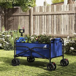 Woltu W0UETT0861 garden cart - Durable, Foldable, Blue - Garden Tool Woltu W0UETT0861 garden cart - Durable, Foldable, Blue - Garden Tool