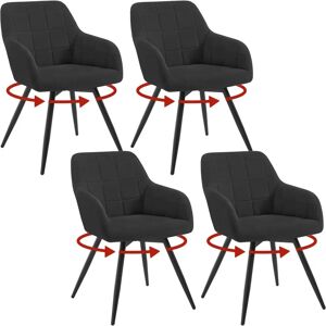 Woltu - Silla giratoria - Negro - Acolchada - Chair Woltu - Silla giratoria - Negro - Acolchada - Chair