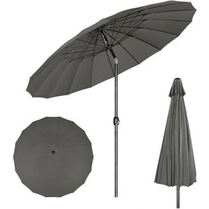 Woltu - Ø257 cm - gris oscuro - altura ajustable Umbrella Woltu - Ø257 cm - gris oscuro - altura ajustable Umbrella