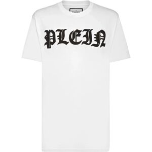 Philipp Plein Wit katoenen T-shirt - Ronde Hals SS Gothic Philipp Plein Wit katoenen T-shirt - Ronde Hals SS Gothic