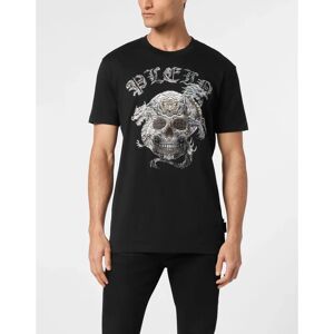 Philipp Plein - SS Stones Skull - Zwart - T-shirt Philipp Plein - SS Stones Skull - Zwart - T-shirt