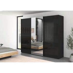 RAUCH - Scale-FYRA - Schwarz - Schwebetürenschrank RAUCH - Scale-FYRA - Schwarz - Schwebetürenschrank