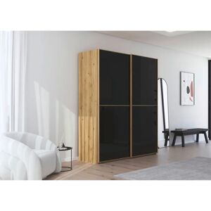 RAUCH - Scale-DUO - Asteiche - Glas Schwarz - Wardrobe RAUCH - Scale-DUO - Asteiche - Glas Schwarz - Wardrobe