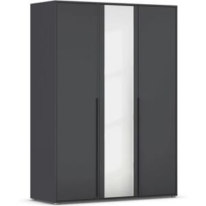 Rauch Nagata Graumetallic 3-türiger Kleiderschrank mit Spiegel - Kleiderschrank Rauch Nagata Graumetallic 3-türiger Kleiderschrank mit Spiegel - Kleiderschrank