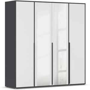 Rauch Nagata Kleiderschrank - 4-türig, Grau, Verstellbare Regale Rauch Nagata Kleiderschrank - 4-türig, Grau, Verstellbare Regale