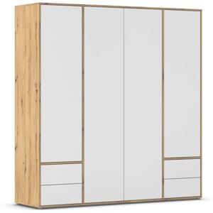 RAUCH Nabila Kleiderschrank - 4 Türen, 7 Regale, Weiß RAUCH Nabila Kleiderschrank - 4 Türen, 7 Regale, Weiß