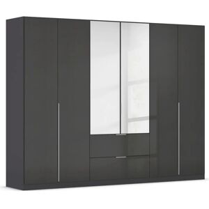 RAUCH AGORDO Kleiderschrank - 6 Türen, 210cm Hoch, Grau Metallic RAUCH AGORDO Kleiderschrank - 6 Türen, 210cm Hoch, Grau Metallic
