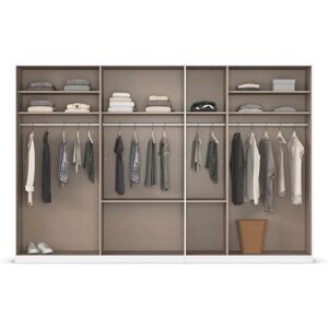 RAUCH Modell AGORDO - Seidengrau Kleiderschrank mit 7 Türen RAUCH Modell AGORDO - Seidengrau Kleiderschrank mit 7 Türen