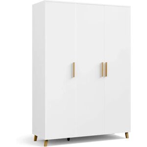 RAUCH Blue Shinjo Kleiderschrank - Verstellbare Regale - 3 Türen - Weiß RAUCH Blue Shinjo Kleiderschrank - Verstellbare Regale - 3 Türen - Weiß