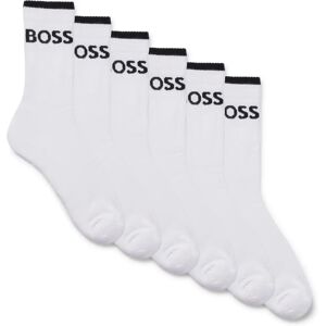Hugo Boss Socks 6-Pack QS Stripe CC white Hugo Boss Socks 6-Pack QS Stripe CC white