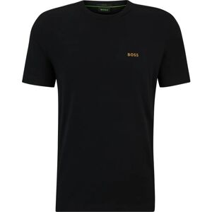 Hugo Boss T-Shirt (50506373) - Regular-fit stretch cotton T-shirt with contrasting logo (50506373) black Hugo Boss T-Shirt (50506373) - Regular-fit stretch cotton T-shirt with contrasting logo (50506373) black
