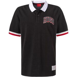HUGO Dillet Bomulls-Polo - Regular Fit, Svart, Kortermet HUGO Dillet Bomulls-Polo - Regular Fit, Svart, Kortermet