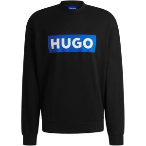 Hugo Boss katoenen terry sweatshirt met logo-opdruk (50522375) zwart Hugo Boss katoenen terry sweatshirt met logo-opdruk (50522375) zwart