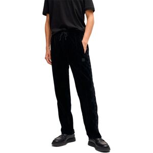 Hugo Relaxed-Fit Velvet Jogging Pants - Jogging Pants Hugo Relaxed-Fit Velvet Jogging Pants - Jogging Pants
