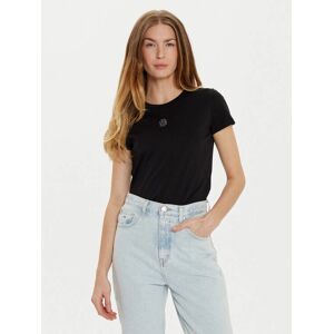 Boss Cotton T-shirt with crystal-embellished Double B monogram - T-shirt Boss Cotton T-shirt with crystal-embellished Double B monogram - T-shirt