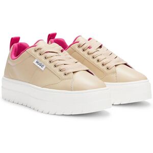 Hugo Lyssa Tenn Flt 10252247 Sneakers Beige - Sneakers Hugo Lyssa Tenn Flt 10252247 Sneakers Beige - Sneakers
