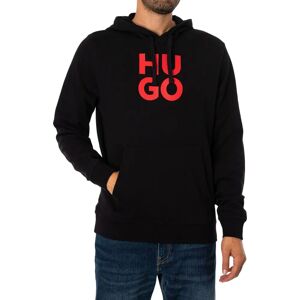 HUGO Daltorreson Huvtröja - Svart - Storlek L - Huvtröja HUGO Daltorreson Huvtröja - Svart - Storlek L - Huvtröja