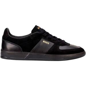 Hugo Boss Boss Brandon Daim/Chaussures noires - Baskets - Publicité Hugo Boss Boss Brandon Daim/Chaussures noires - Baskets - Publicité